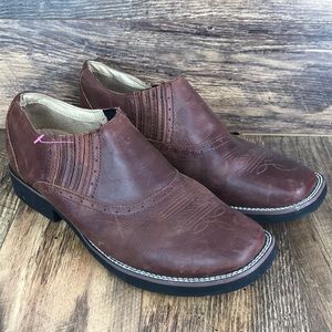 Roper Low Ankle Cowboy Boots Size 9.5